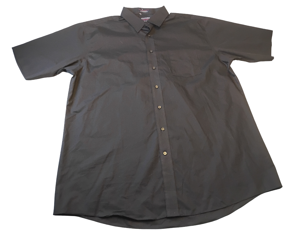 Camisa manga corta de botones | Marca STAFFORD PERFORMANCE | Size 18