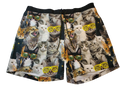 Pantalones cortos de baño con impresos de gatos | Size 2XL