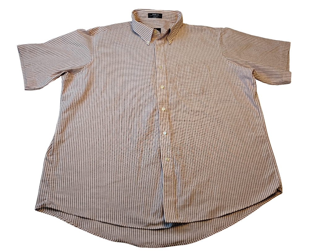 Camisa manga corta de botones  | Marca PURITAN | Size 18 1/2