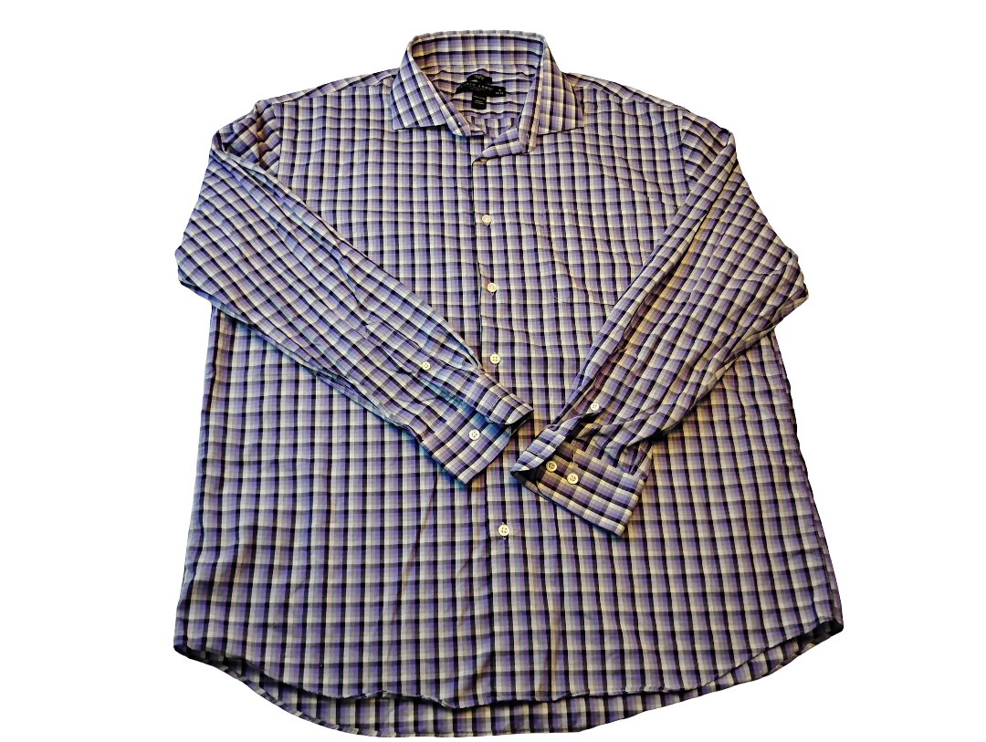 Camisa manga larga | Marca PRONTO UOMO | 100% COTTON | Size 18