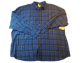 Camisa manga larga de botones | Marca BLUE MOUNTAIN | Size 3XL | 100% COTTON