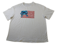 T shirt estampado de la bandera USA | Size 2XL