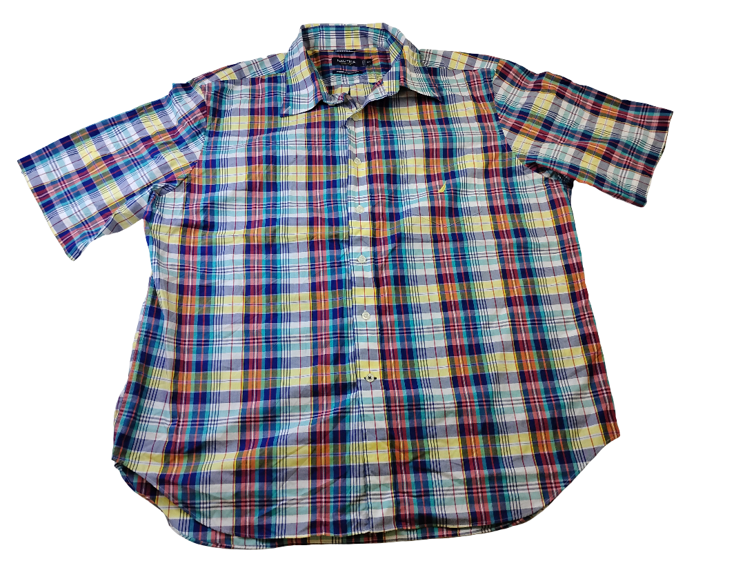 Camisa manga corta de botones | Marca NAUTICA | Size 2XL