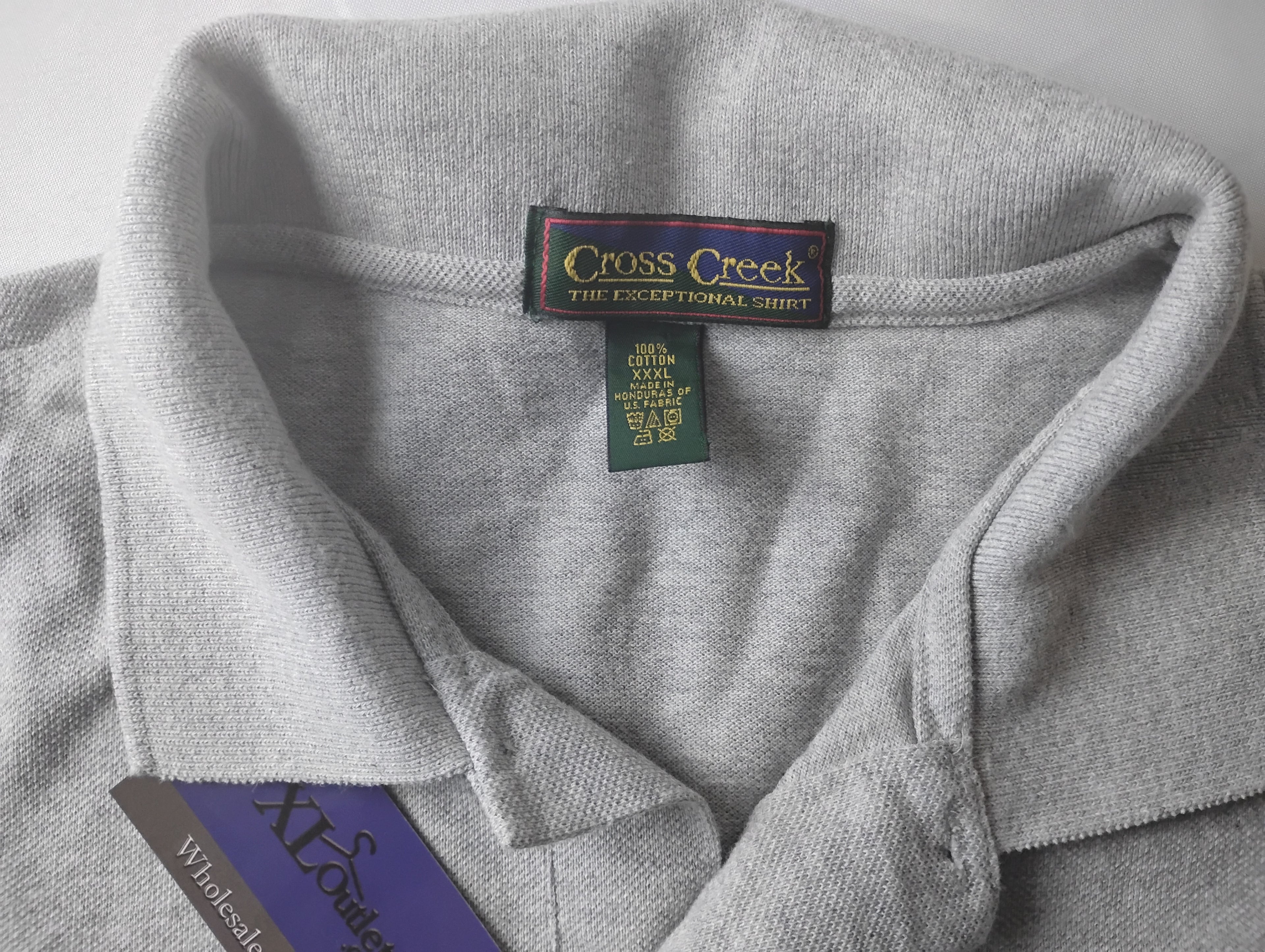 Polo Cross Creek | 3XL | 100% Cotton | 400 Disponibles