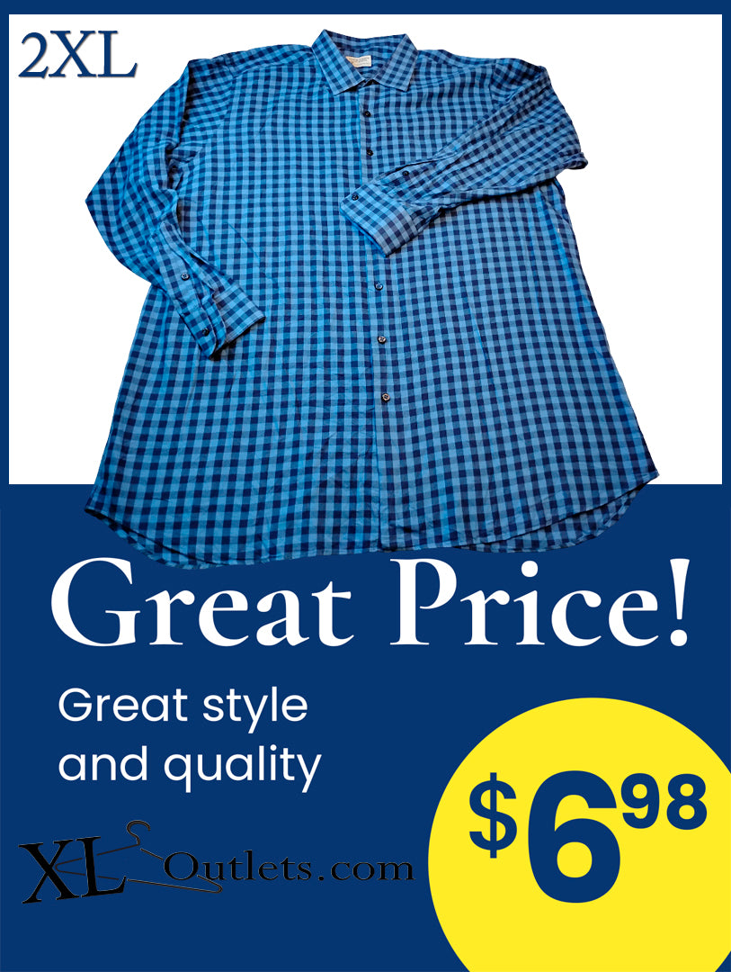 Camisa manga larga | Marca CUSTOM CLOTHING ATLANTA  | Size 2XL