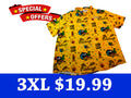 Camisa manga corta tipo Hawaina | Size 3XL