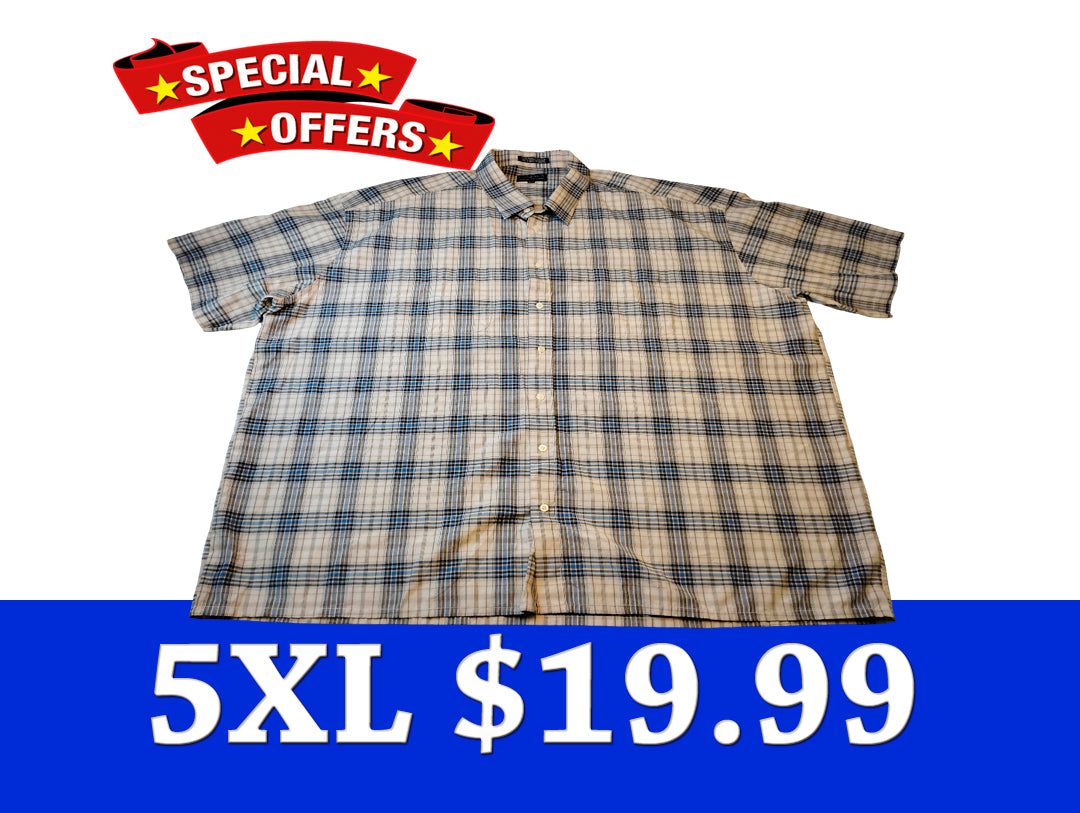 Camisa manga corta | Marca CLASSICS FALCON BAY SPORTSWEAR | Size 5XLT