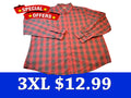 Camisa manga larga con bolsillo | Marca HAGGAR | 3XLT