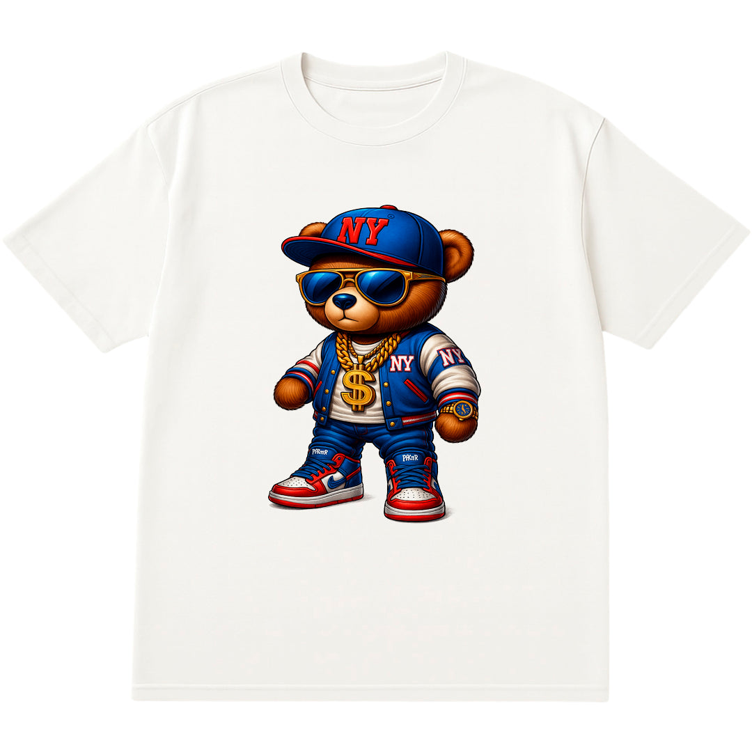 T-shirt |  Bear | Mix 43  | Size XL, 2XL, 3XL, 4XL, 5XL, 6XL | 100% COTTON