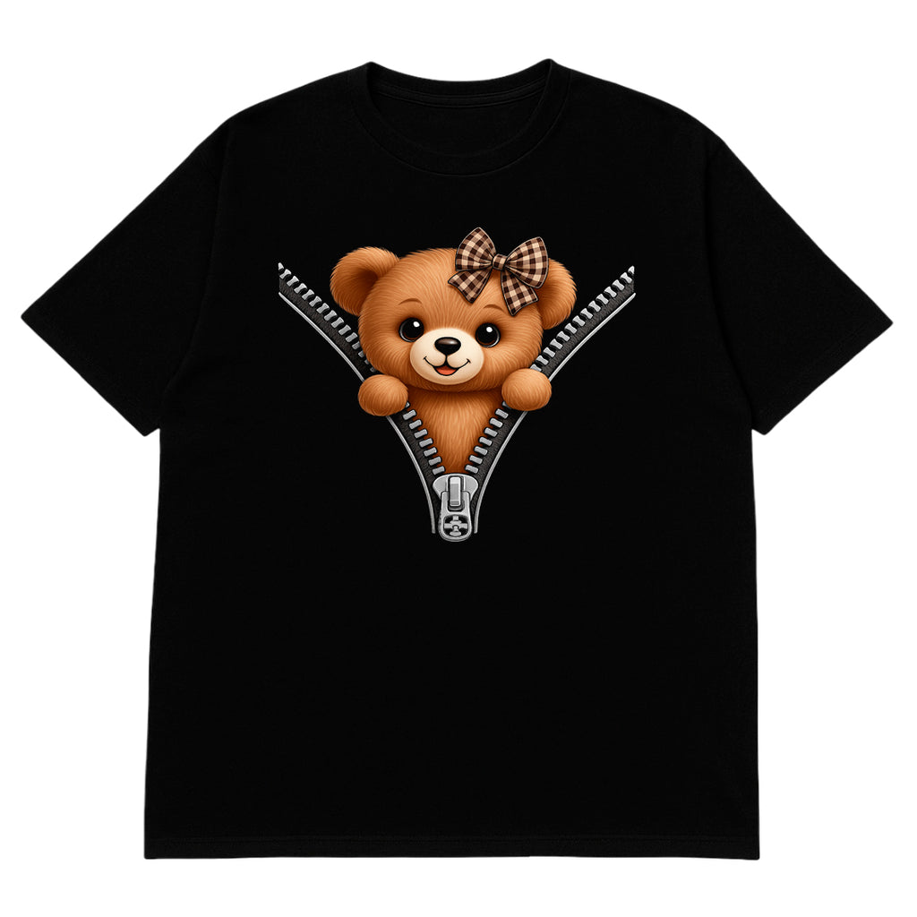 T-shirt |   | Bear Girl | Mix 44  | Size XL, 2XL, 3XL, 4XL, 5XL, 6XL | 100% COTTON