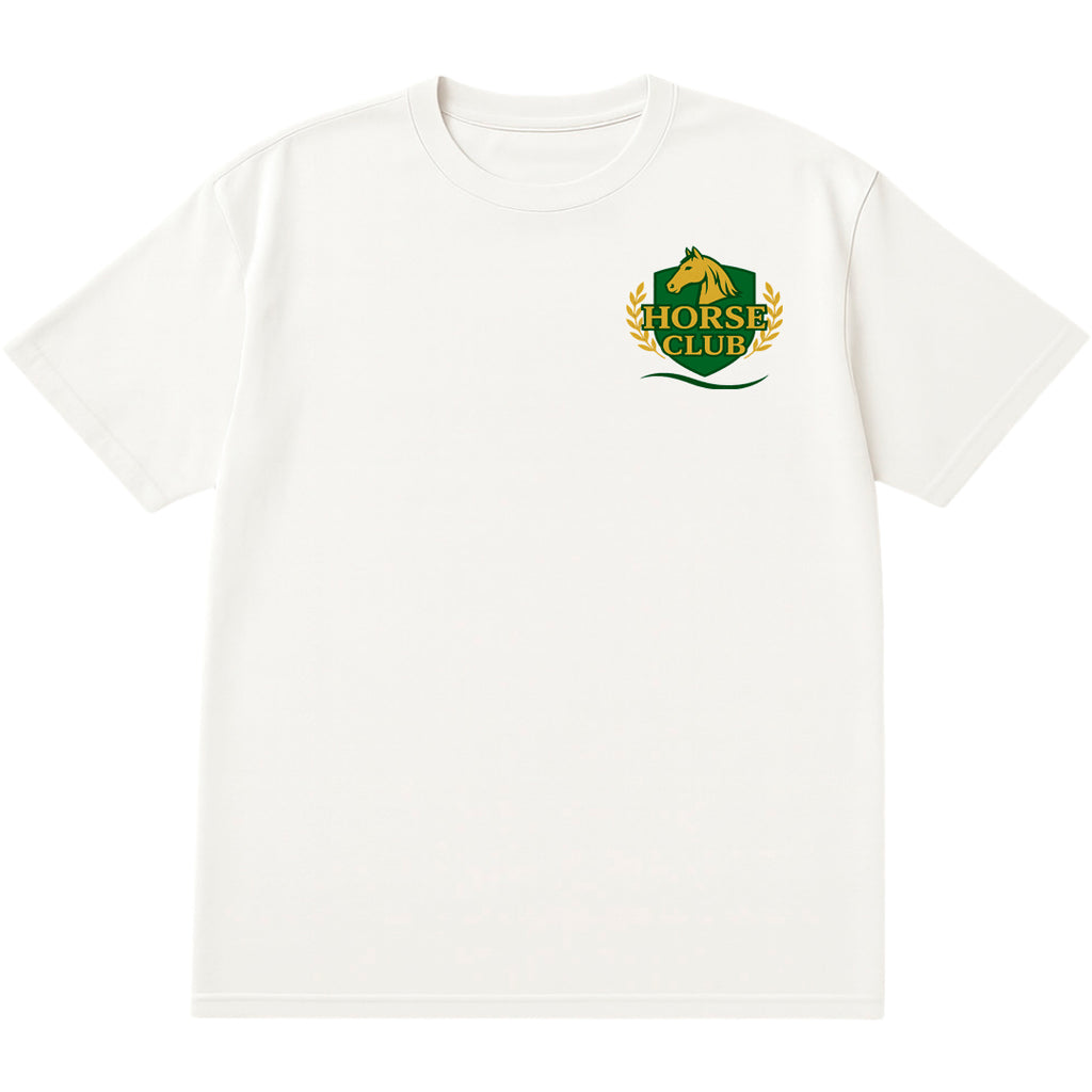 T-shirt |  Horse Club | Mix 73 | Size - S, M, L, XL, 2XL, 3XL, 4XL, 5XL, 6XL | 100% COTTON