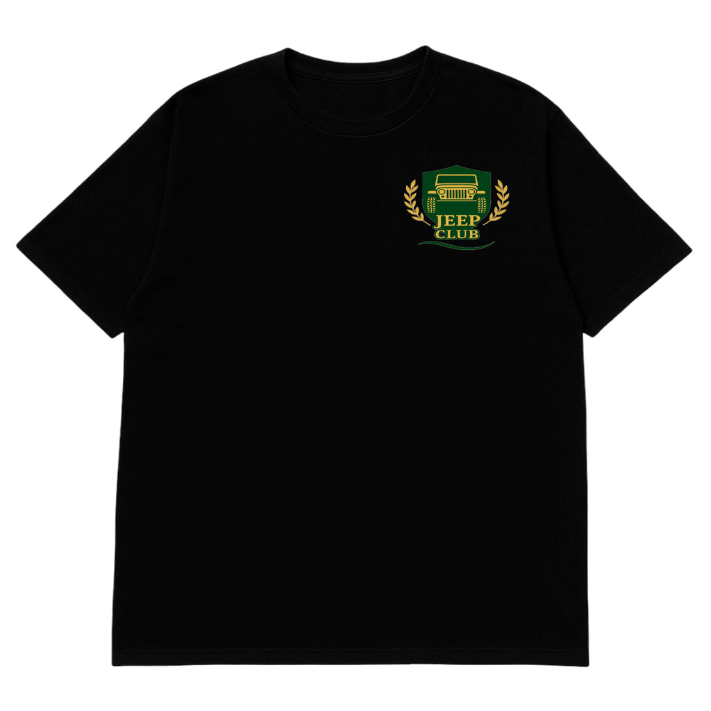 T-shirt |  Jeep Club | Mix 74 | Size - S, M, L, XL, 2XL, 3XL, 4XL, 5XL, 6XL | 100% COTTON