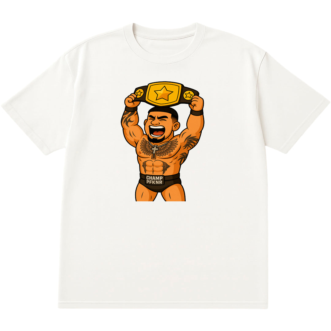 T-shirt |  El Champion de PFKNR  | 96 | Size - Small, Medium, Large, XL, 2XL, 3XL, 4XL, 5XL, 6XL | 100% COTTON