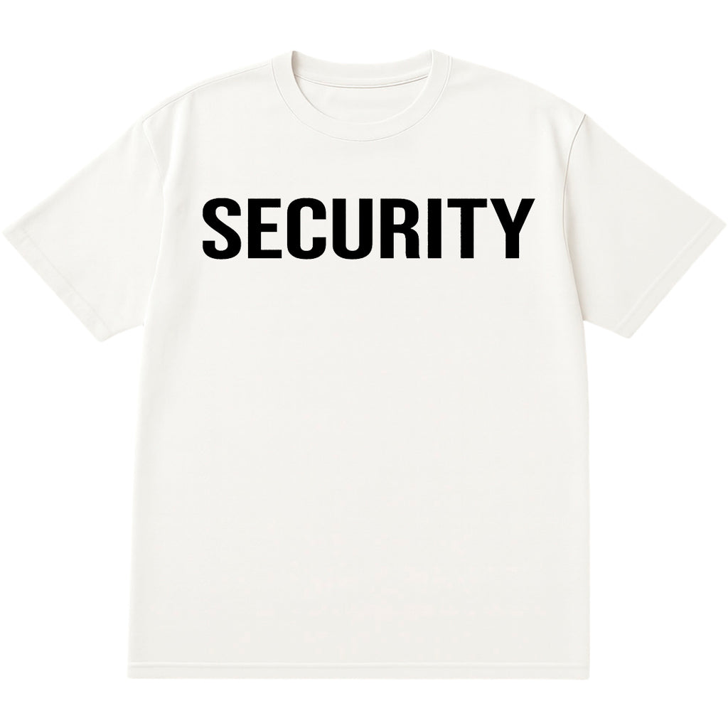 T-shirt | SECURITY | Size XL, 2XL, 3XL, 4XL, 5XL, 6XL | 100% COTTON