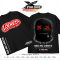 X For One Locked Graphic T-Shirt – Plus Size XL-10XL – See No Limits