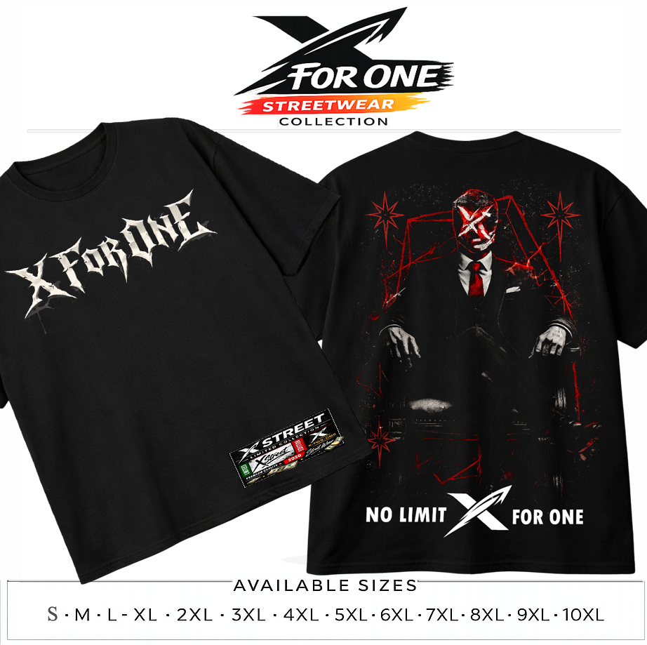 X For One Graphic T-Shirt – Plus Size XL-10XL – No Limit Streetwear