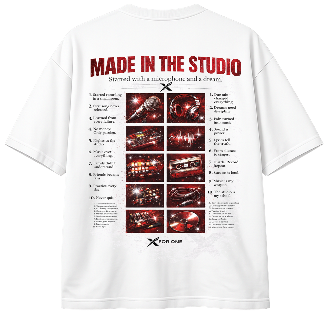 Made In The Studio – X For One Streetwear Tee