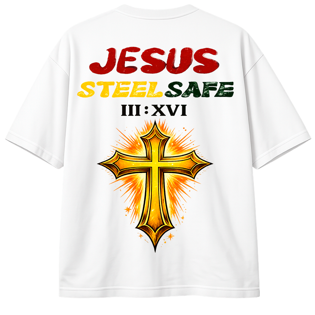 Jesus Steel Safe III:XVI – Camiseta Streetwear X For One