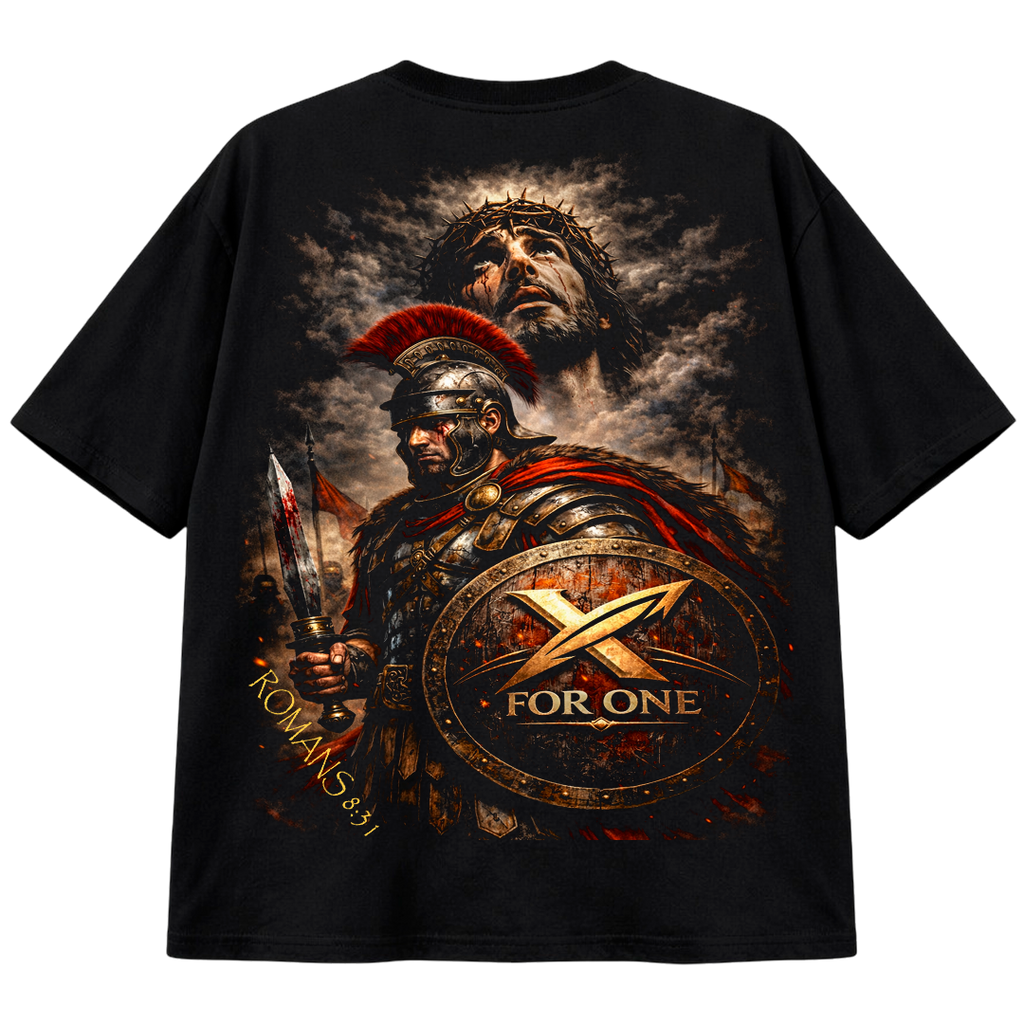 He is With Us – Soldier Tee | Romans 8:31 | X For One