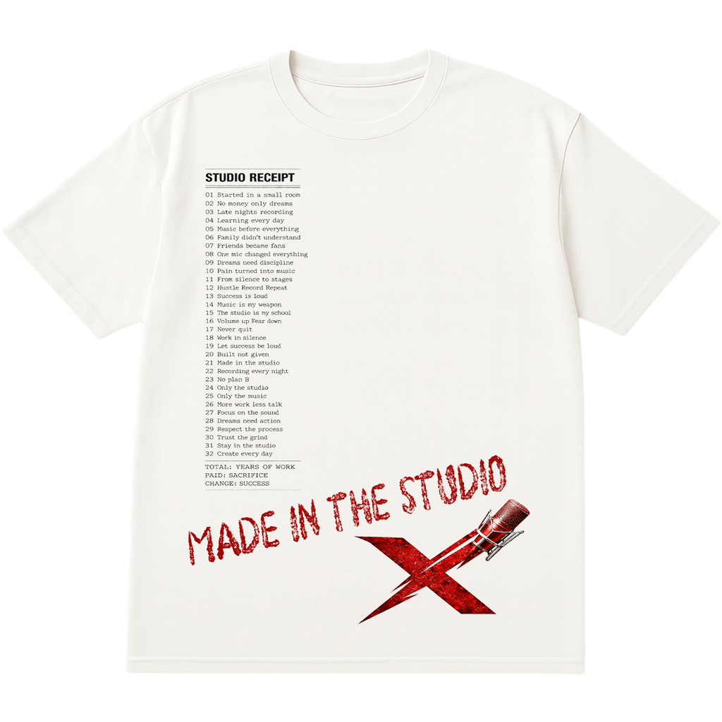Made In The Studio – X For One Streetwear Tee