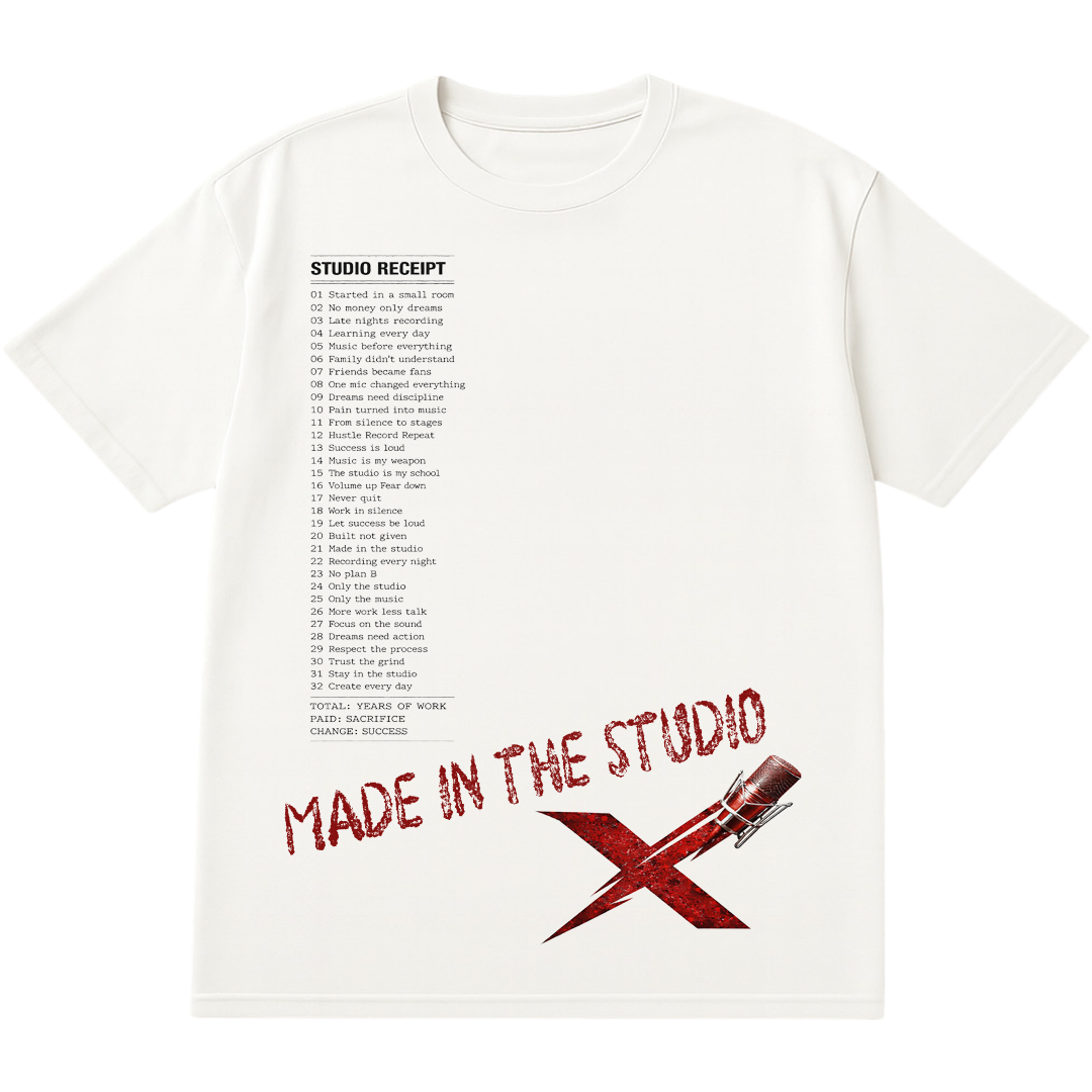 Made In The Studio – X For One Streetwear Tee