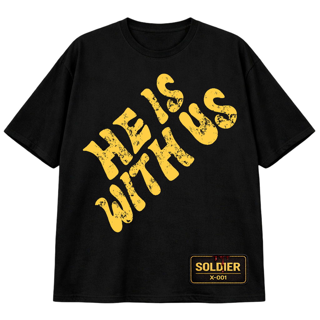 He is With Us – Soldier Tee | Romans 8:31 | X For One