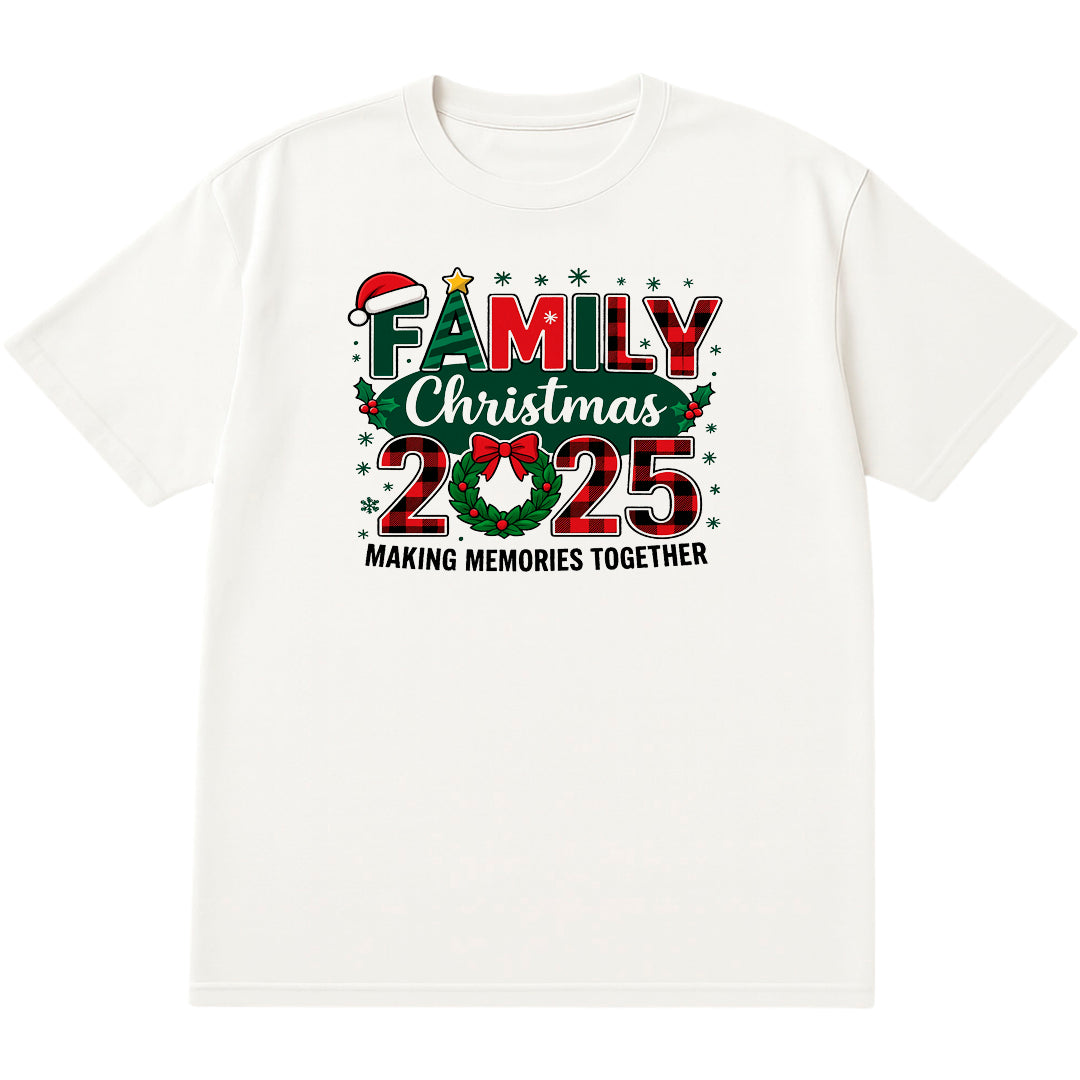 T-shirt |  Christmas FAMILY | Mix 120  | Size - S, M, L, XL, 2XL, 3XL, 4XL, 5XL, 6XL, 7XL, 8XL, 9XL, 10XL | 100% COTTON