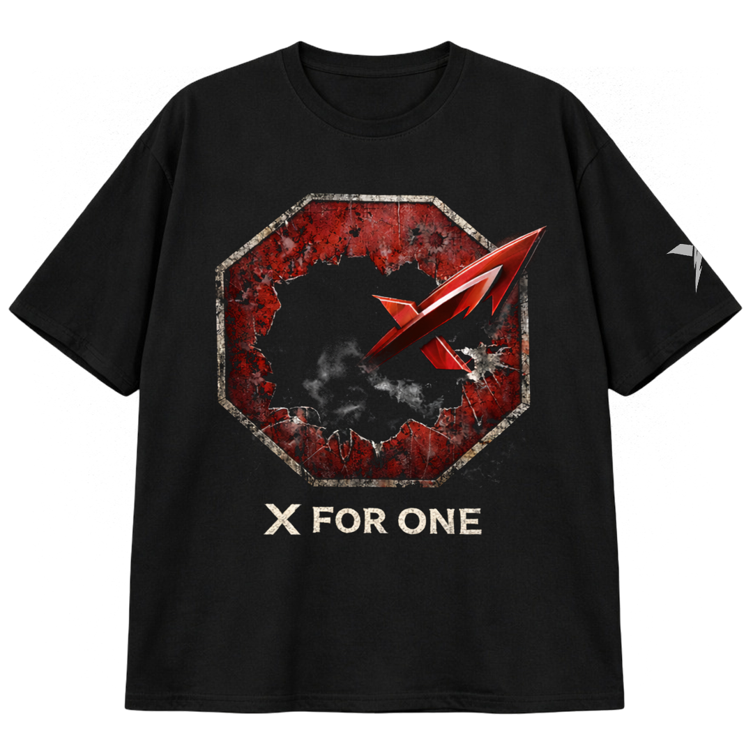 NO STOP Streetwear Tee – X FOR ONE Plus Size Collection
