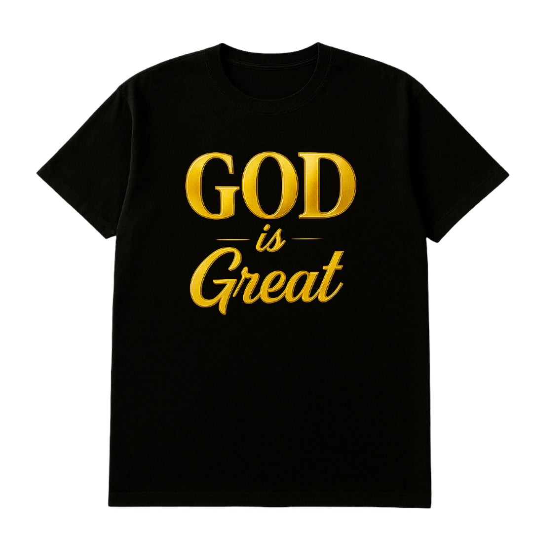 T-shirt | God is  Great | Size XL, 2XL, 3XL, 4XL, 5XL, 6XL | 100% COTTON