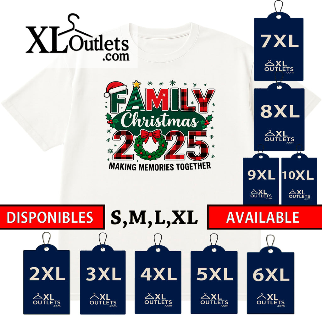 T-shirt |  Christmas FAMILY | Mix 120  | Size - S, M, L, XL, 2XL, 3XL, 4XL, 5XL, 6XL, 7XL, 8XL, 9XL, 10XL | 100% COTTON